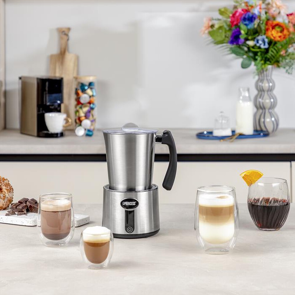 "PRINCESS - Monta latte ad induzione 243005-ACCIAIO"