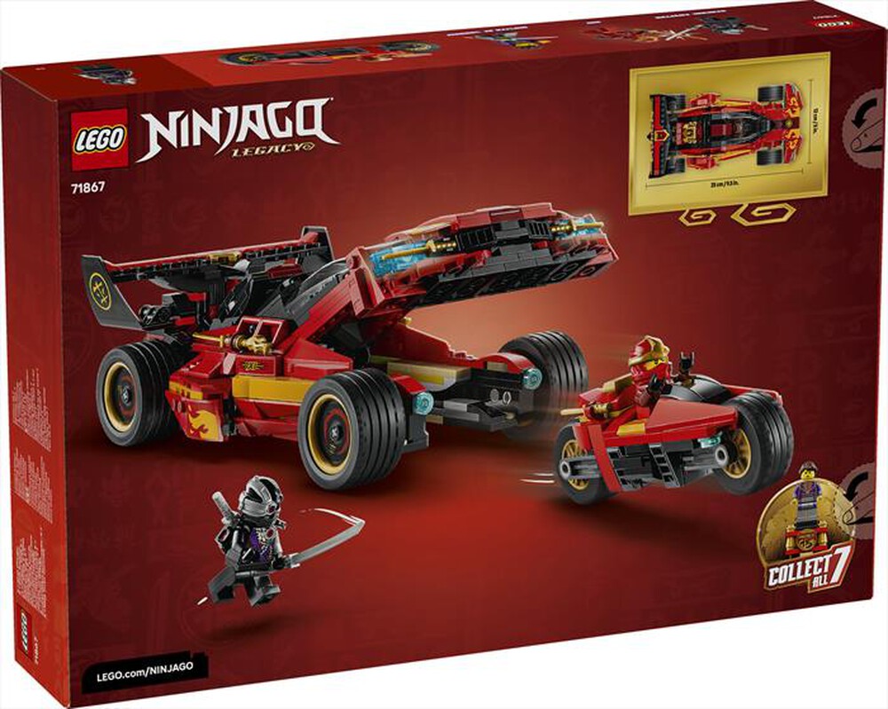 Immagine del prodotto LEGO - NINJAGO Super-bolide Ninja X-1 - 15&deg; Ann - 71867
