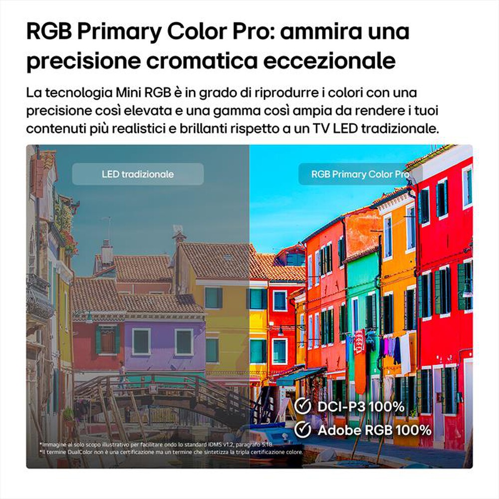 Immagine del prodotto LG - Smart TV Mini LED RGB 4K 50" PRO 50MRGB88B6B-Charcoal Black