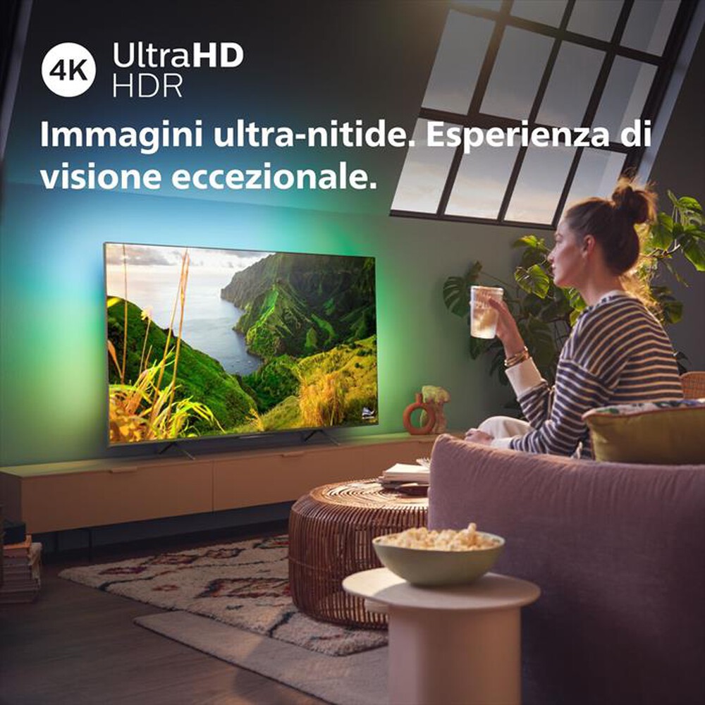 "PHILIPS - Ambilight Smart TV LED UHD 4K 43\" 43PUS8118/12-Antracite"