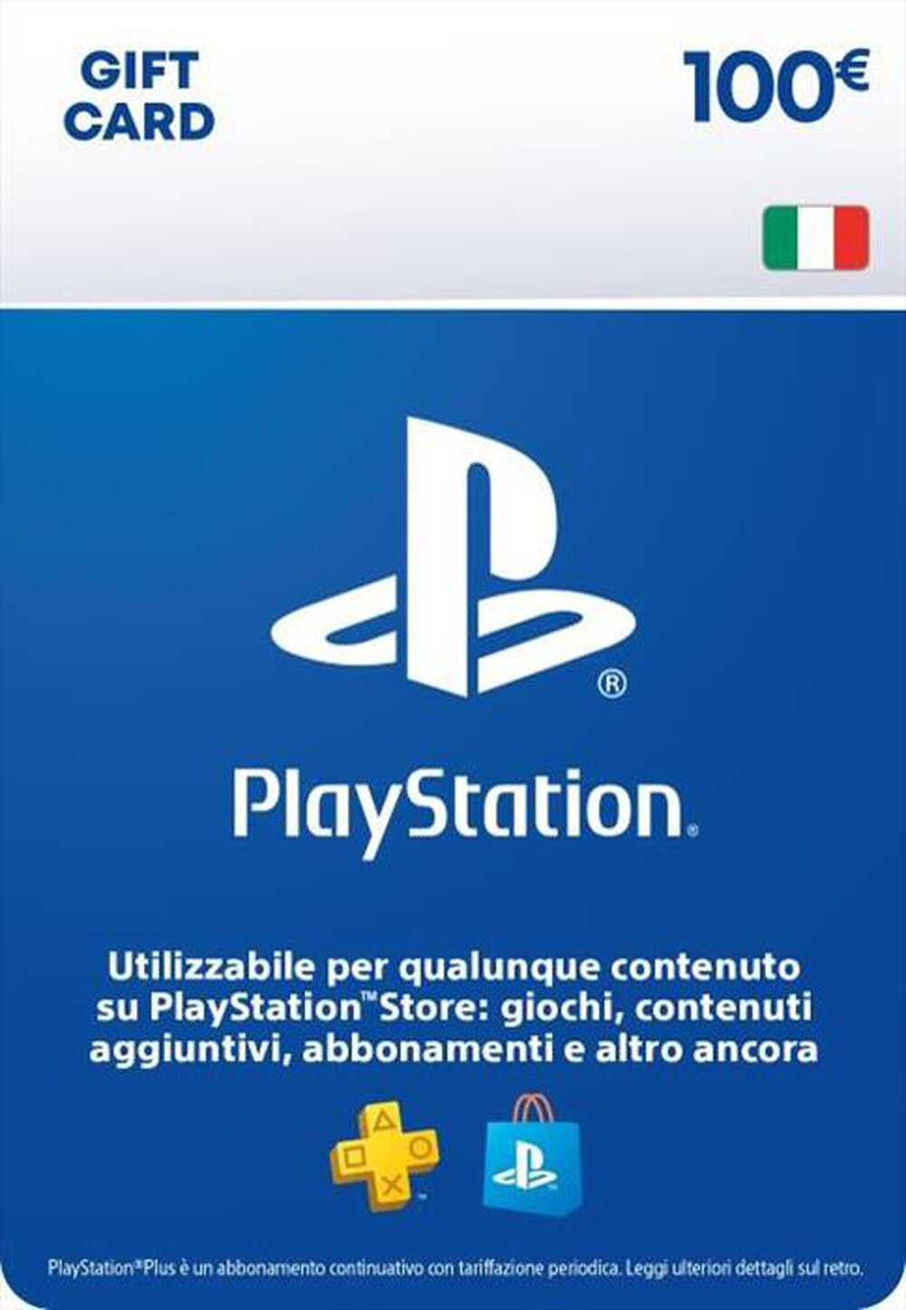 Immagine del prodotto SONY COMPUTER - PlayStation Gift Card 100€
