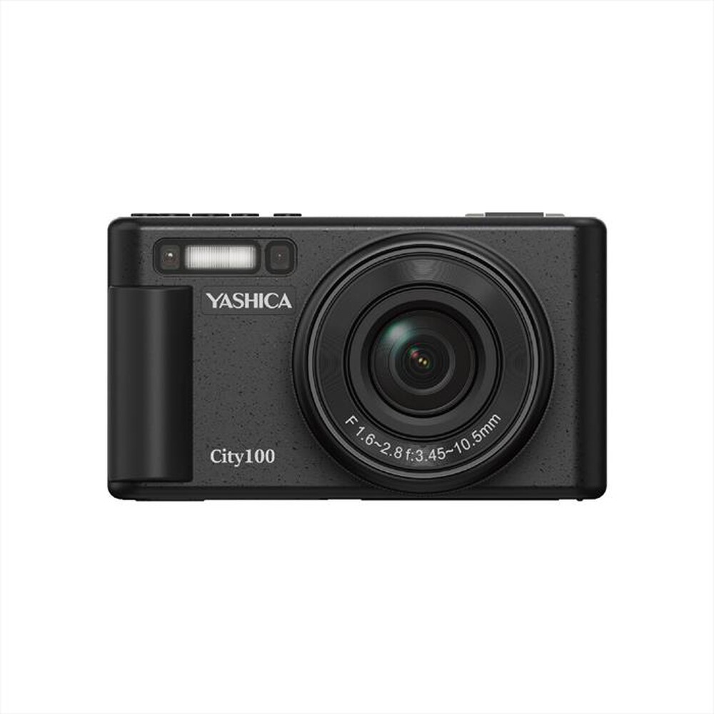 "YASHICA - Fotocamera digitale compatta CITY 100-NERO"