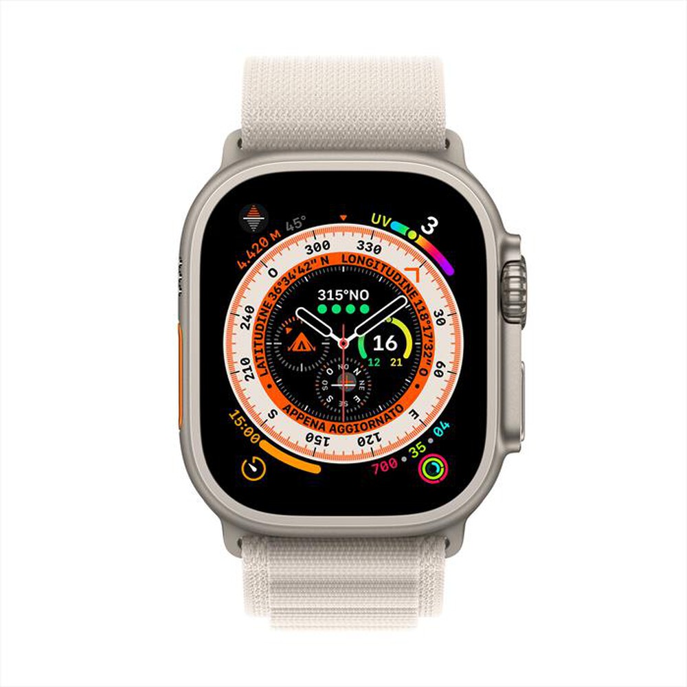 "APPLE - Watch Ultra GPS + Cellular 49mm Large-Alpine Galassia"