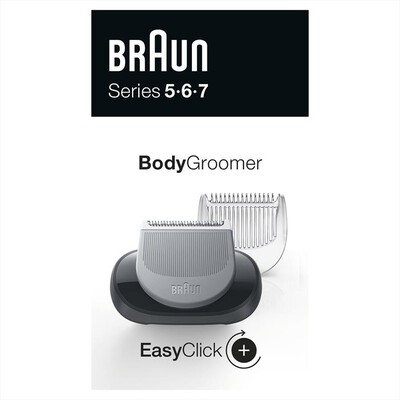 BRAUN - EasyClick Accessorio Rifinitore Corpo-Grigio