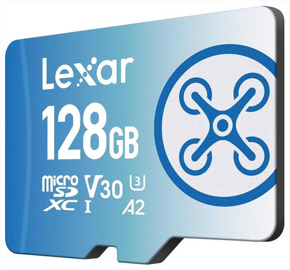 "LEXAR - 128GB FLY MICROSDXC-Blue"