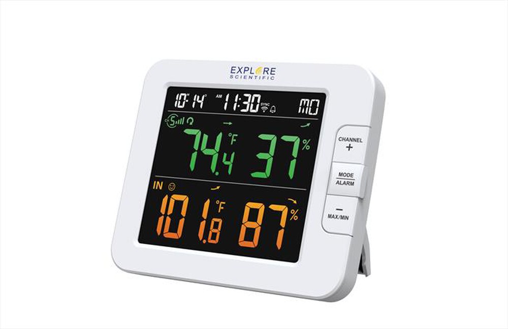 "EXPLORE SCIENTIFIC - WSH4102 STAZIONE METEOROLOGICA INTELLIGENTE-White"