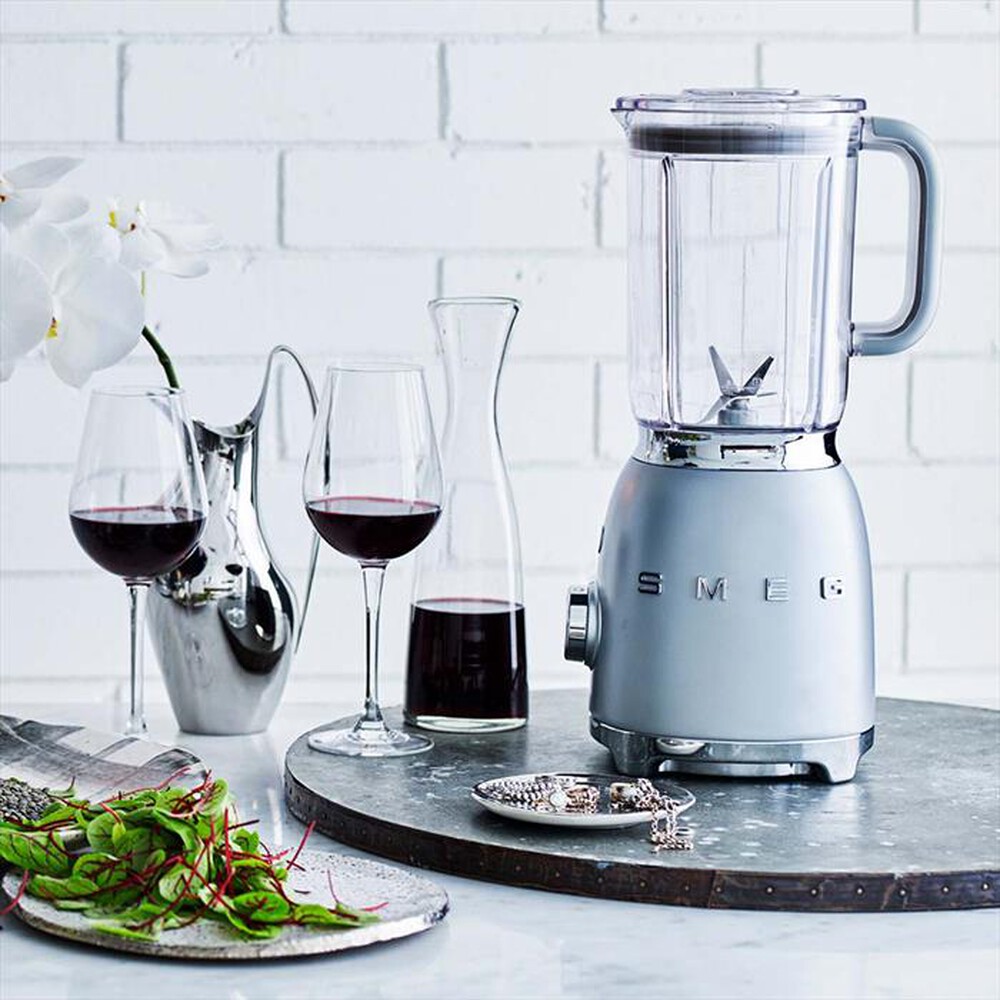 "SMEG - Frullatore da Tavolo 50's Style – BLF01SVEU-silver"