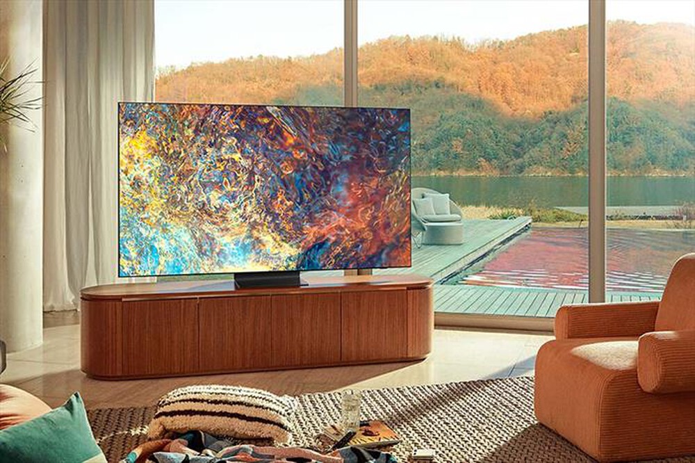 "SAMSUNG - Smart TV Neo QLED 4K 55” QE55QN95A-Carbon Silver"