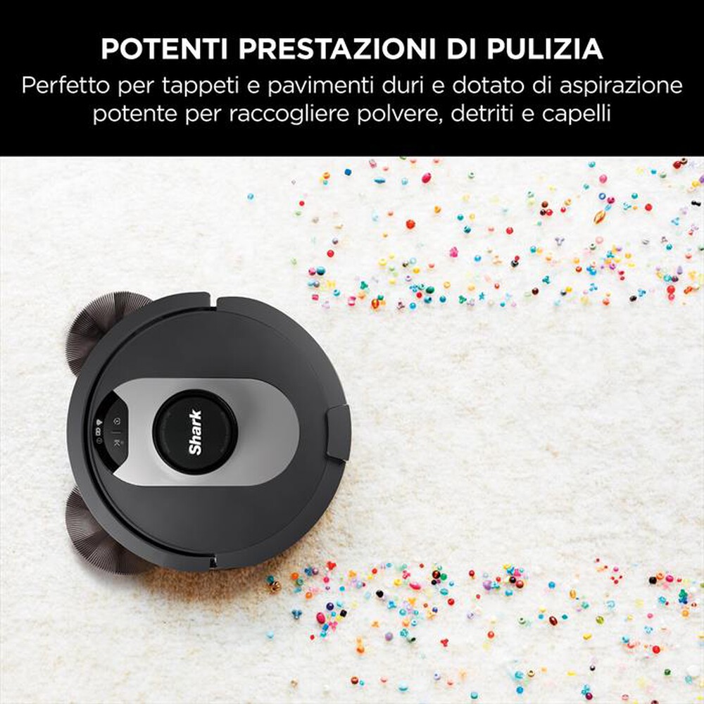 "SHARK - ROBOT ASPIRAPOLVERE SVUOTAMENTO AUTOMATICO RV2500S-Nero"
