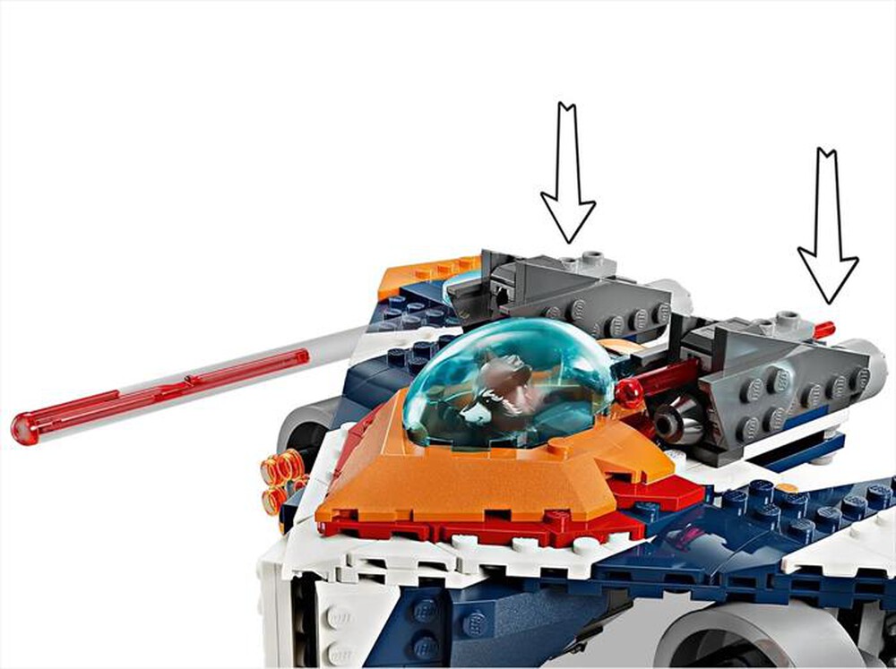 "LEGO - Warbird di Rocket vs. Ronan - 76278-Multicolore"