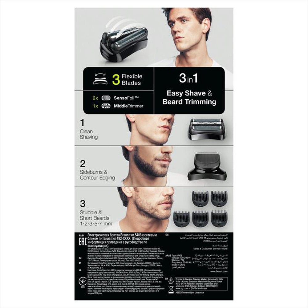 "BRAUN - SERIES 3 300BT-NERO"