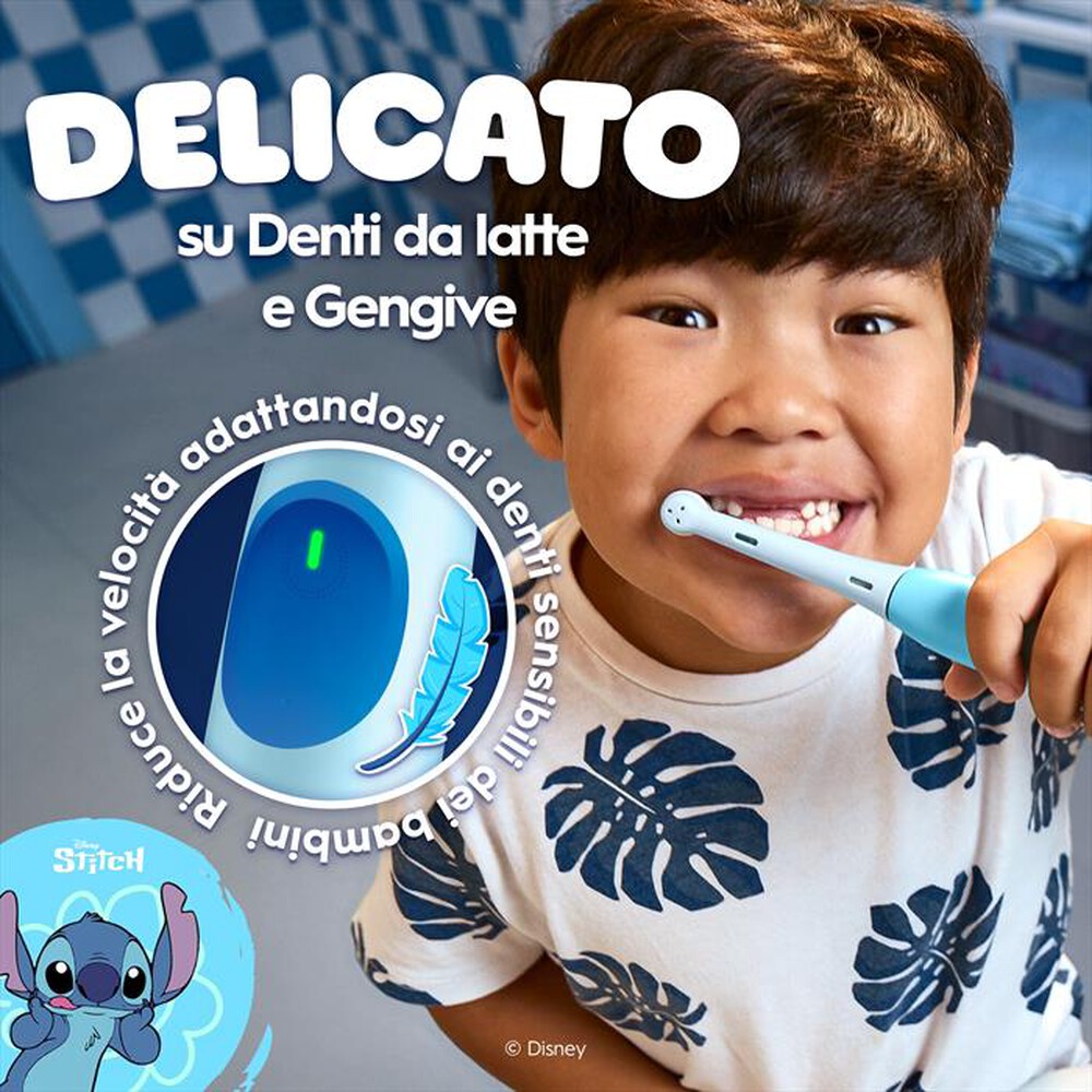 Immagine del prodotto ORAL-B - Spazzolino IOS2K.1I9.K FBNLSENOR SBL STITCH HBOX-CELESTE