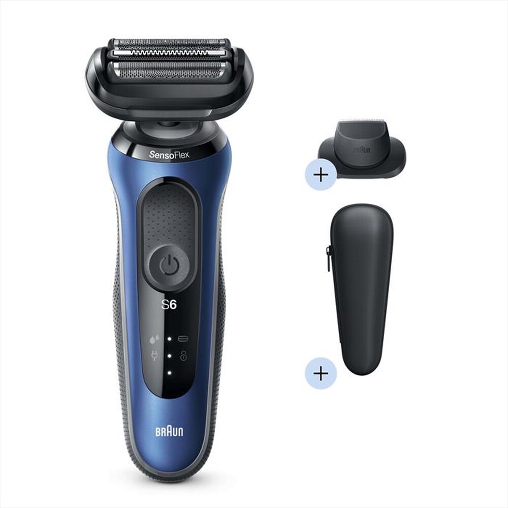 "BRAUN - Rasoio SERIES 6 60-B1200S-Blu"