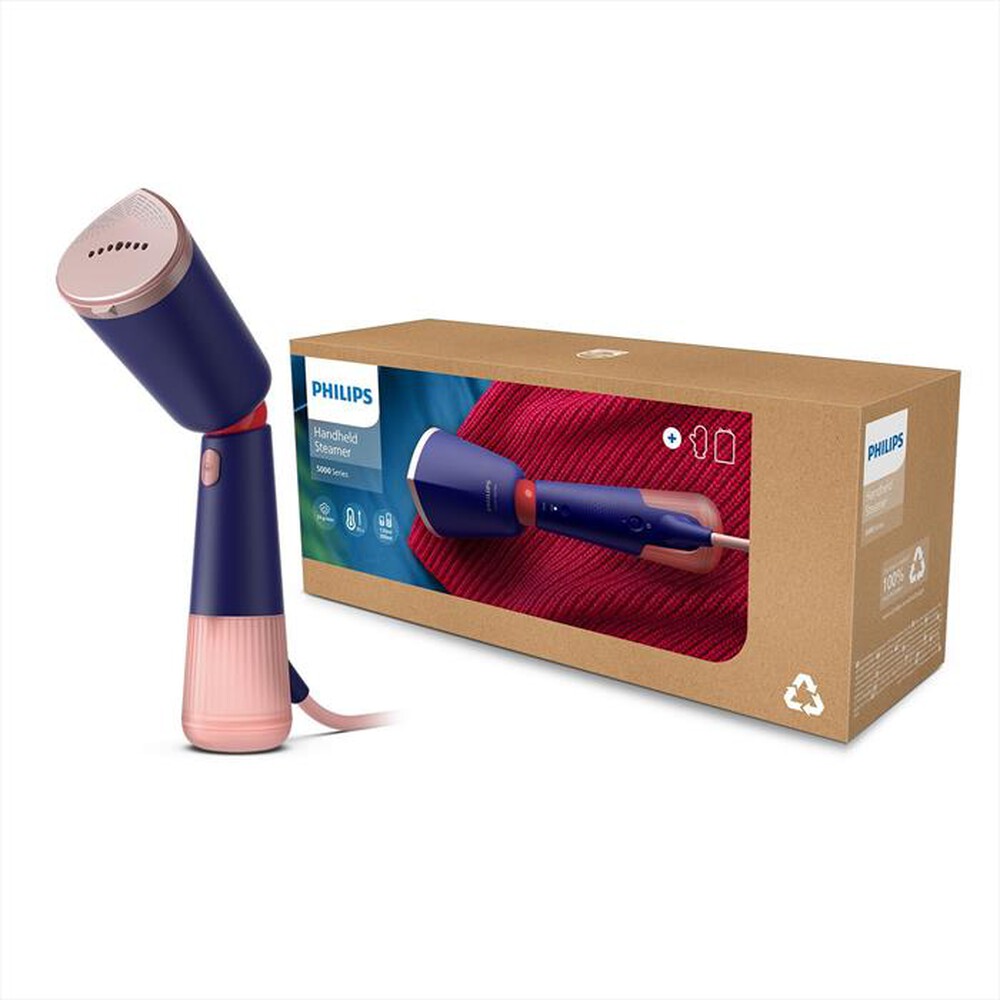 Immagine del prodotto PHILIPS - Ferro da stiro a vapore SERIE 5000 STH5030/20-Blu/Rosa