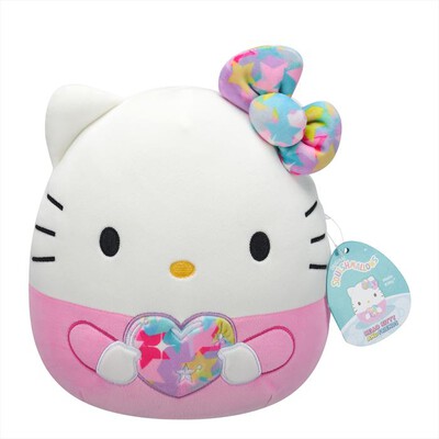 REY TOYS - SQUISHMALLOWS HELLO KITTY 25 CM LICENZA UFFICIALE-Multicolore