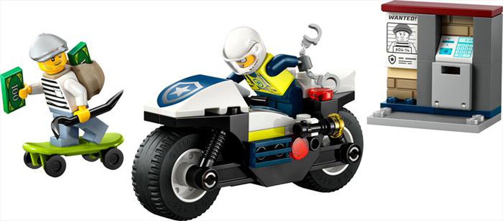 "LEGO - CITY Inseguimento della moto della Polizia - 60455"