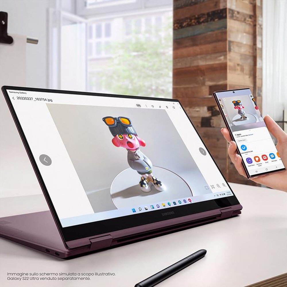 Immagine del prodotto SAMSUNG - GALAXY BOOK2 PRO 360-Graphite