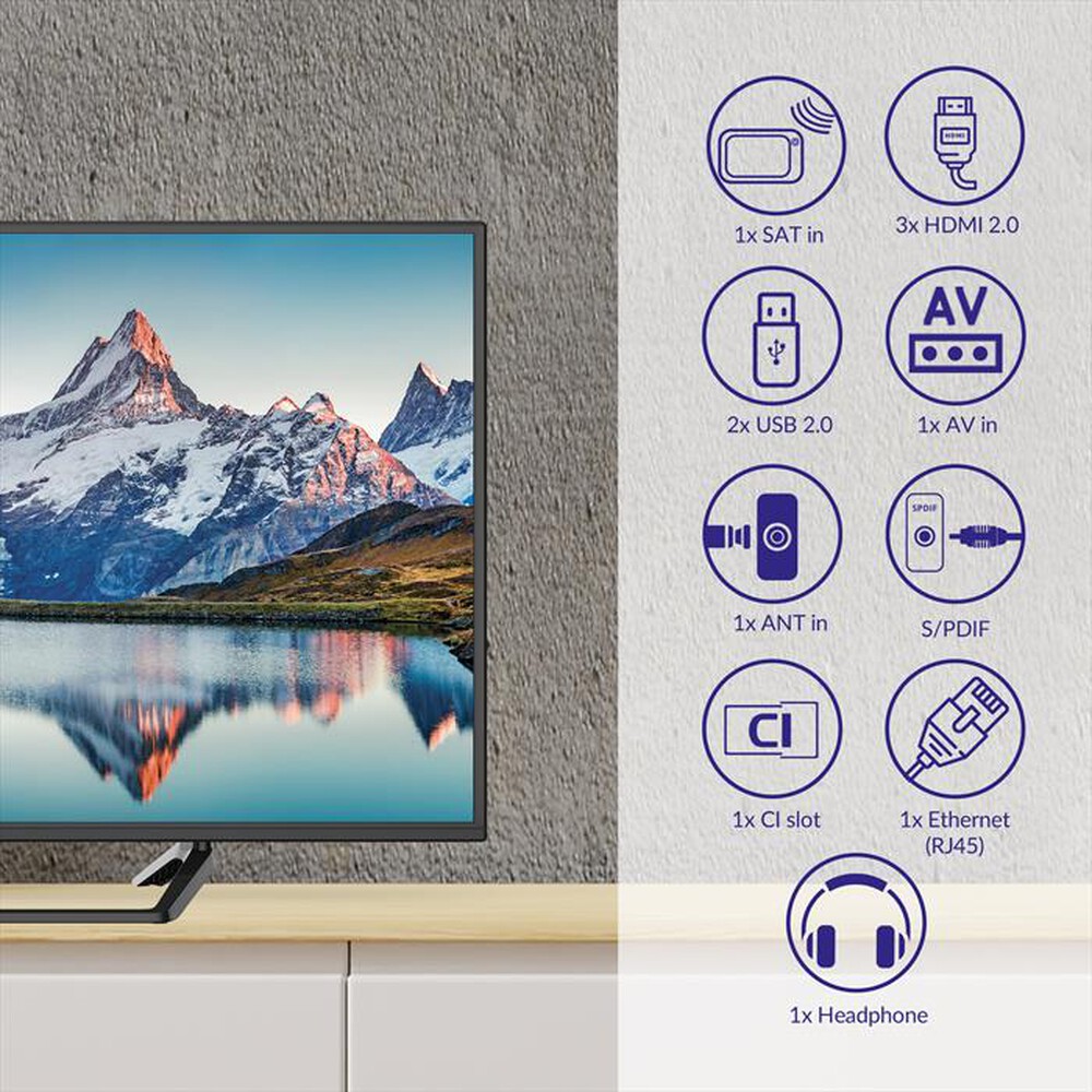 Immagine del prodotto STRONG - TV LED FHD 40" SRT40FF2003C-nero