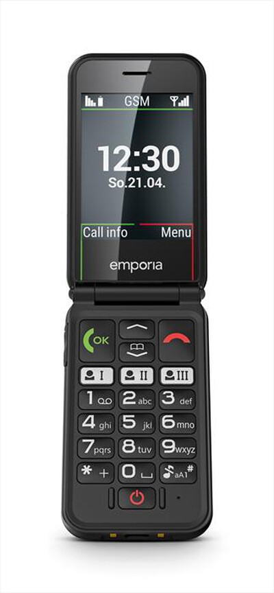 EMPORIA - Cellulare SIMPLICITY GLAM-Black