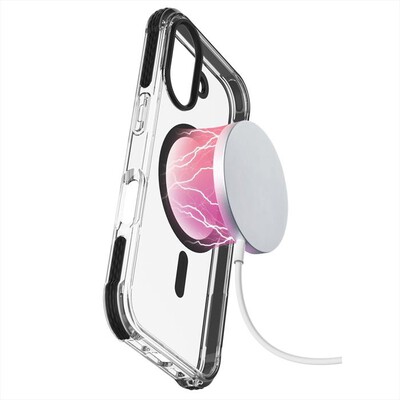 CELLULARLINE - Cover TETRA FORCE STRONG GUARD MAG per iPhone 16-Black