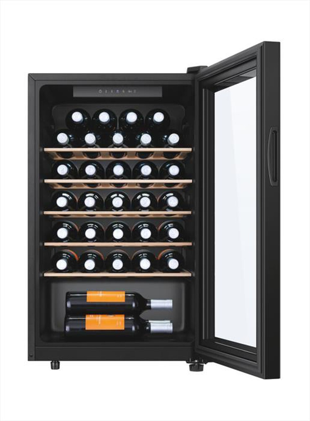 "HAIER - Cantinetta HWS33GGFR Classe G 33 bottiglie-Nero"