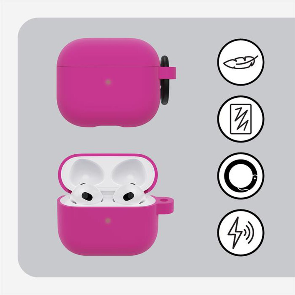 "UAG - CUSTODIA PER AIRPODS TERZA GENERAZIONE-rosa"
