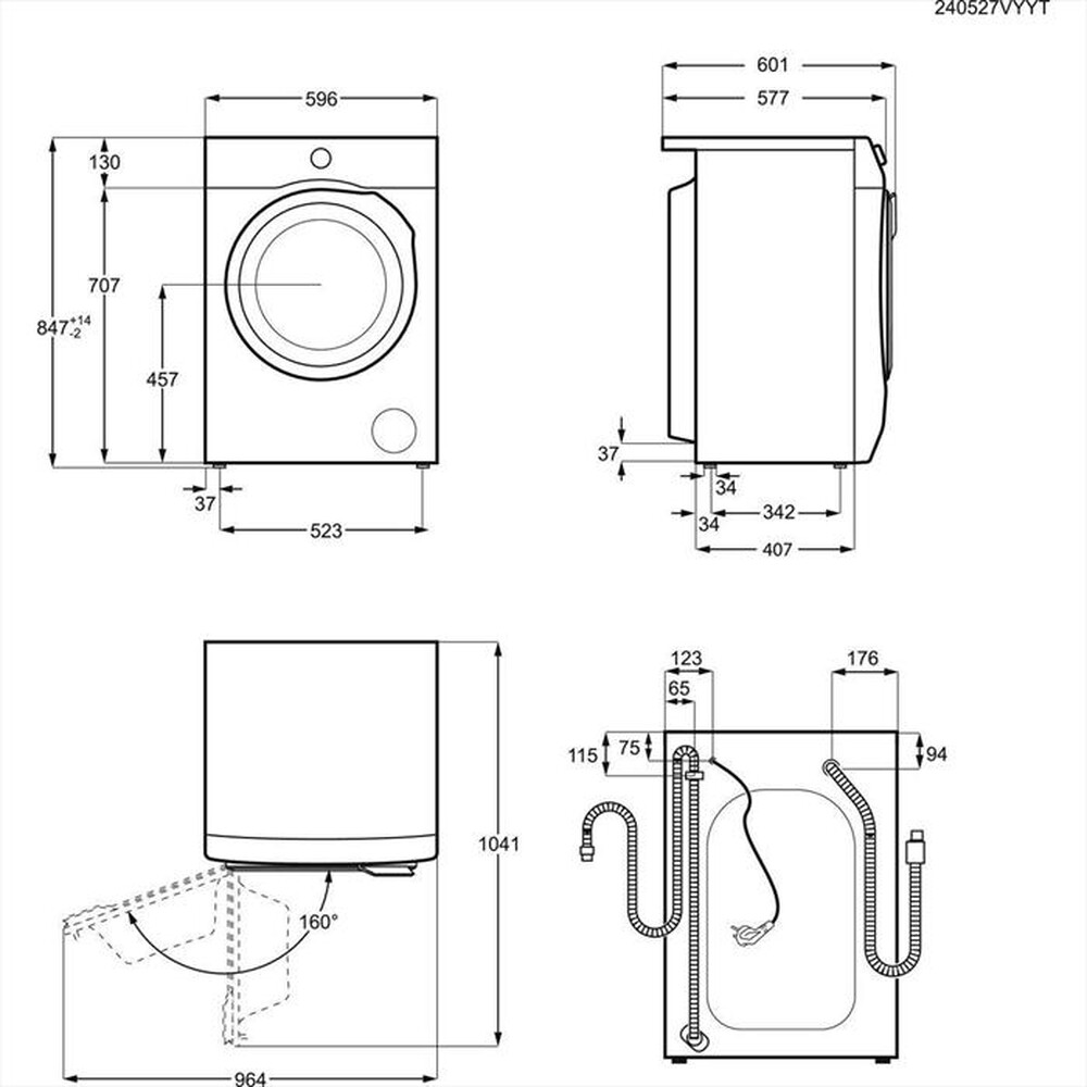 Immagine del prodotto AEG - Lavatrice LR7G84GW 8 Kg Classe A-Bianco