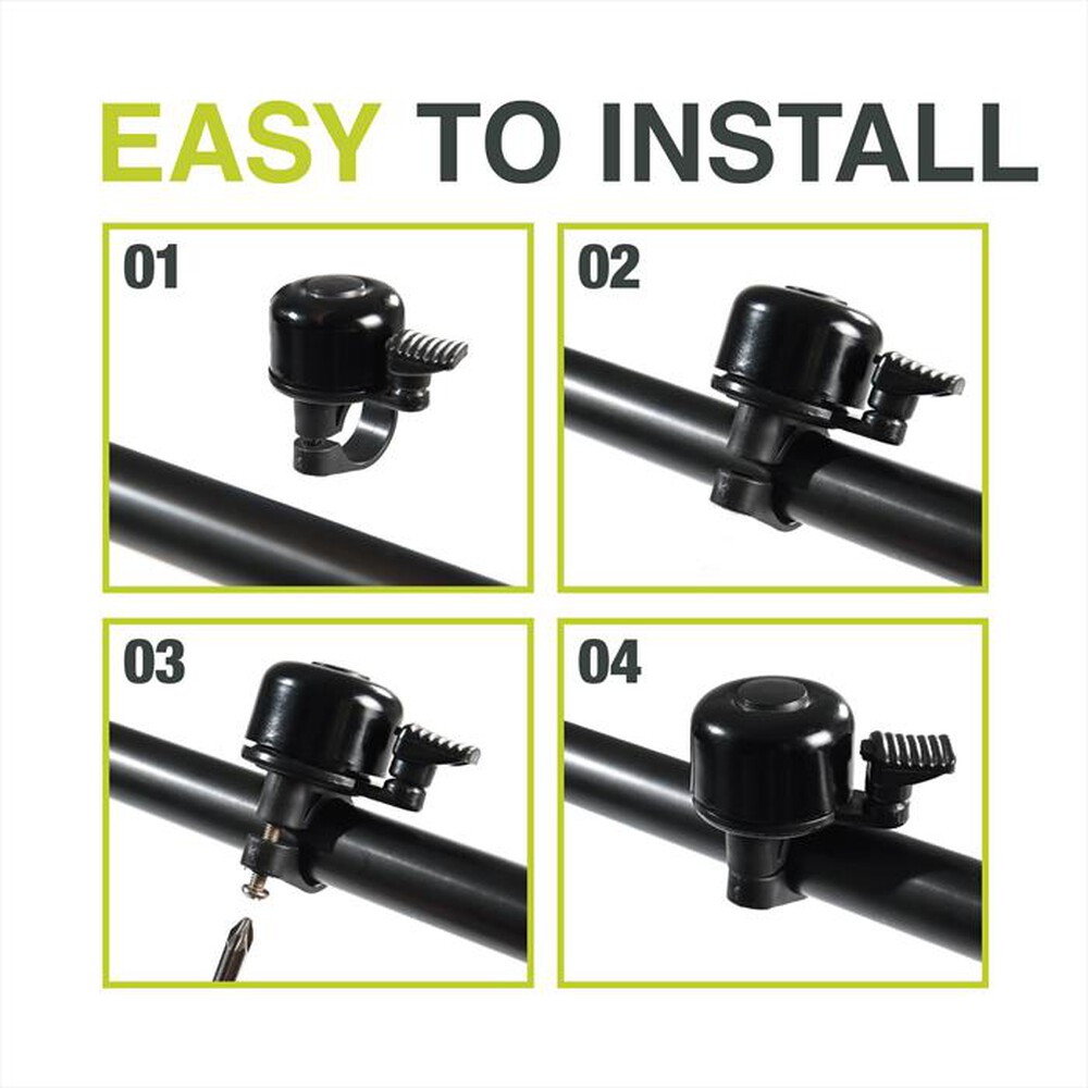 Immagine del prodotto CELLULARLINE - Campanello per bici e monopattino NEWMBELL1K-Nero