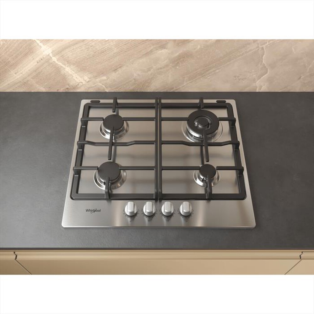 Immagine del prodotto WHIRLPOOL - Piano cottura a gas ELEMENTS TGML 661 IX/R 58 cm-Acciaio inossidabile