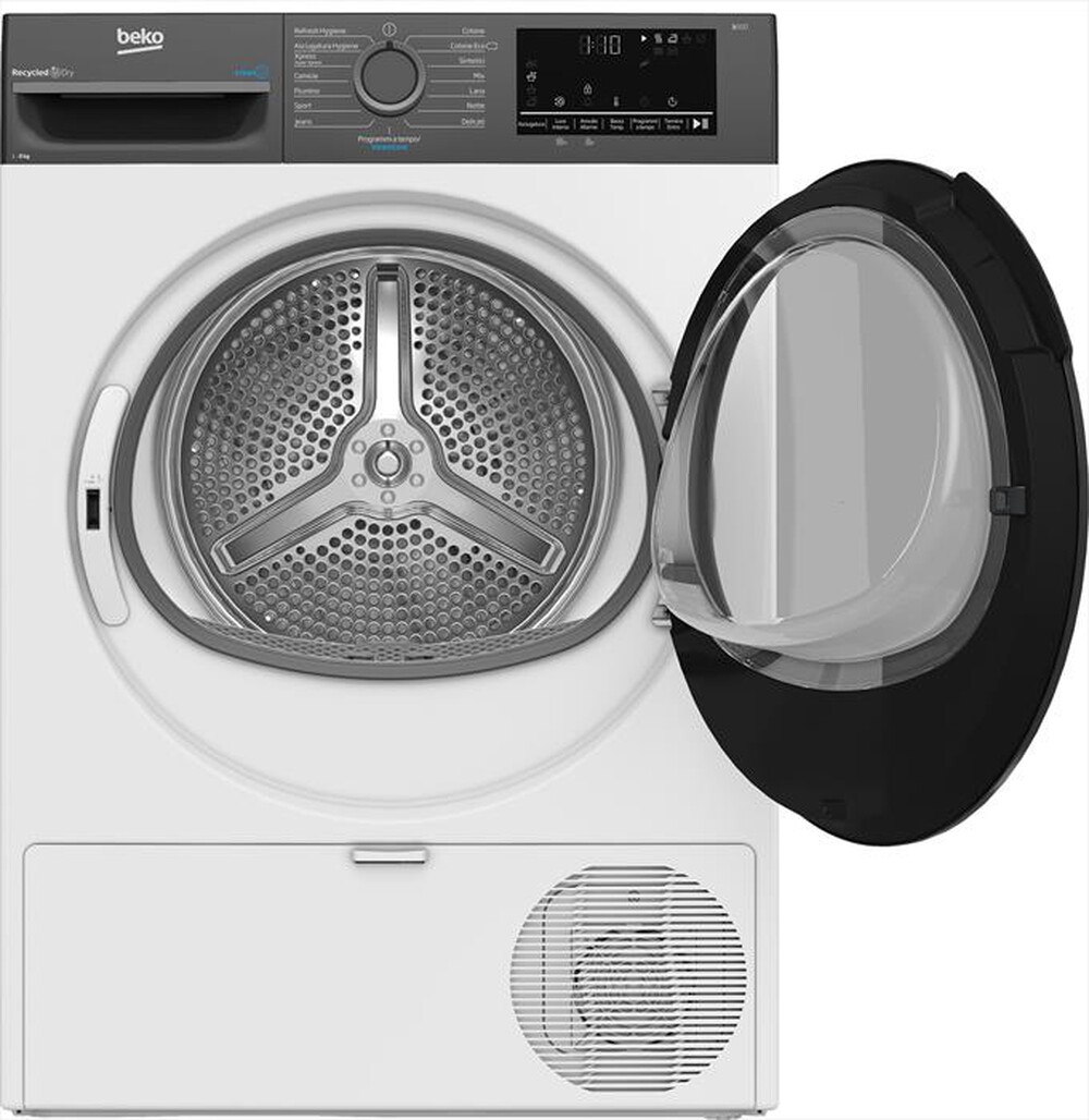 "BEKO - Asciugatrice BMEUT481SAI 8 Kg Classe A+++-Grey,White"