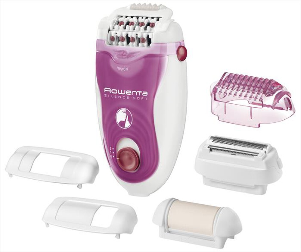"ROWENTA - EP5660 Silence Soft Epilatore-Bianco e rosa scuro"
