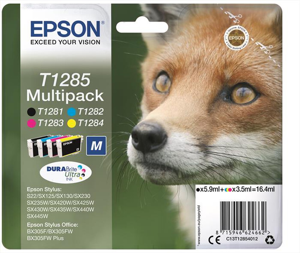 Immagine del prodotto EPSON - C13T12854022-Multipack (B,C,M,Y)