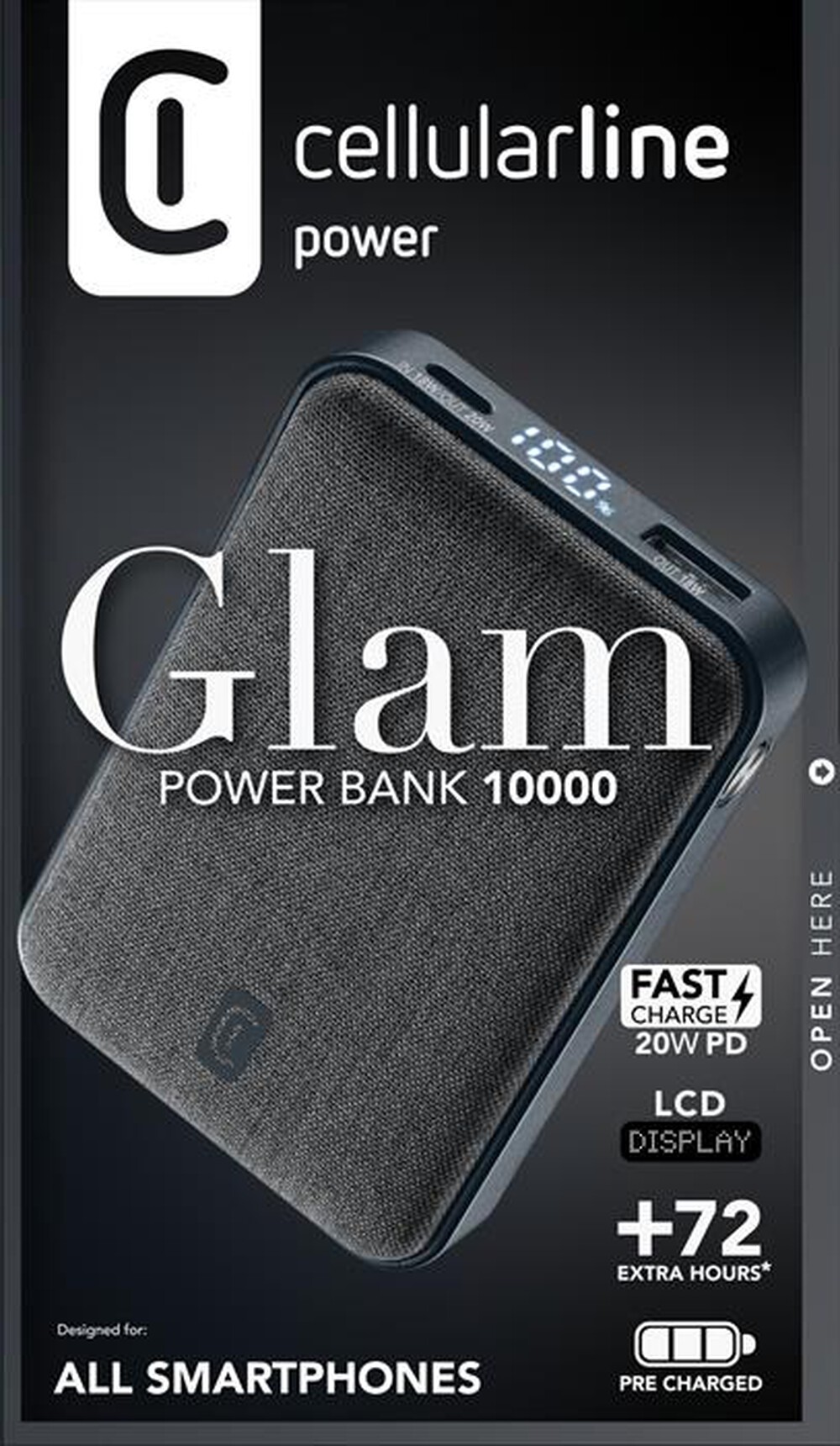 Immagine del prodotto CELLULARLINE - POWER BANK GLAM-Nero