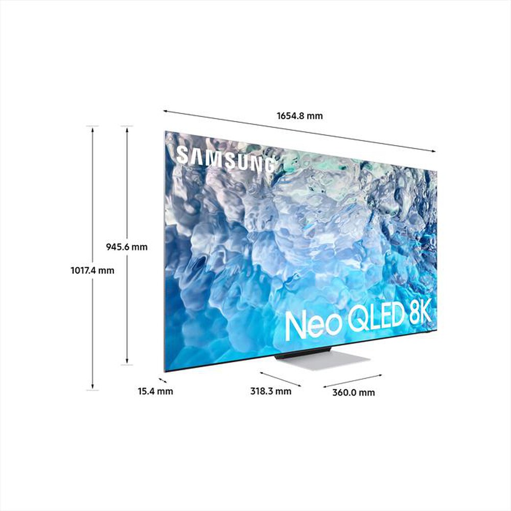 "SAMSUNG - Smart TV Neo QLED 8K 75” QE75QN900B-Stainless Steel"