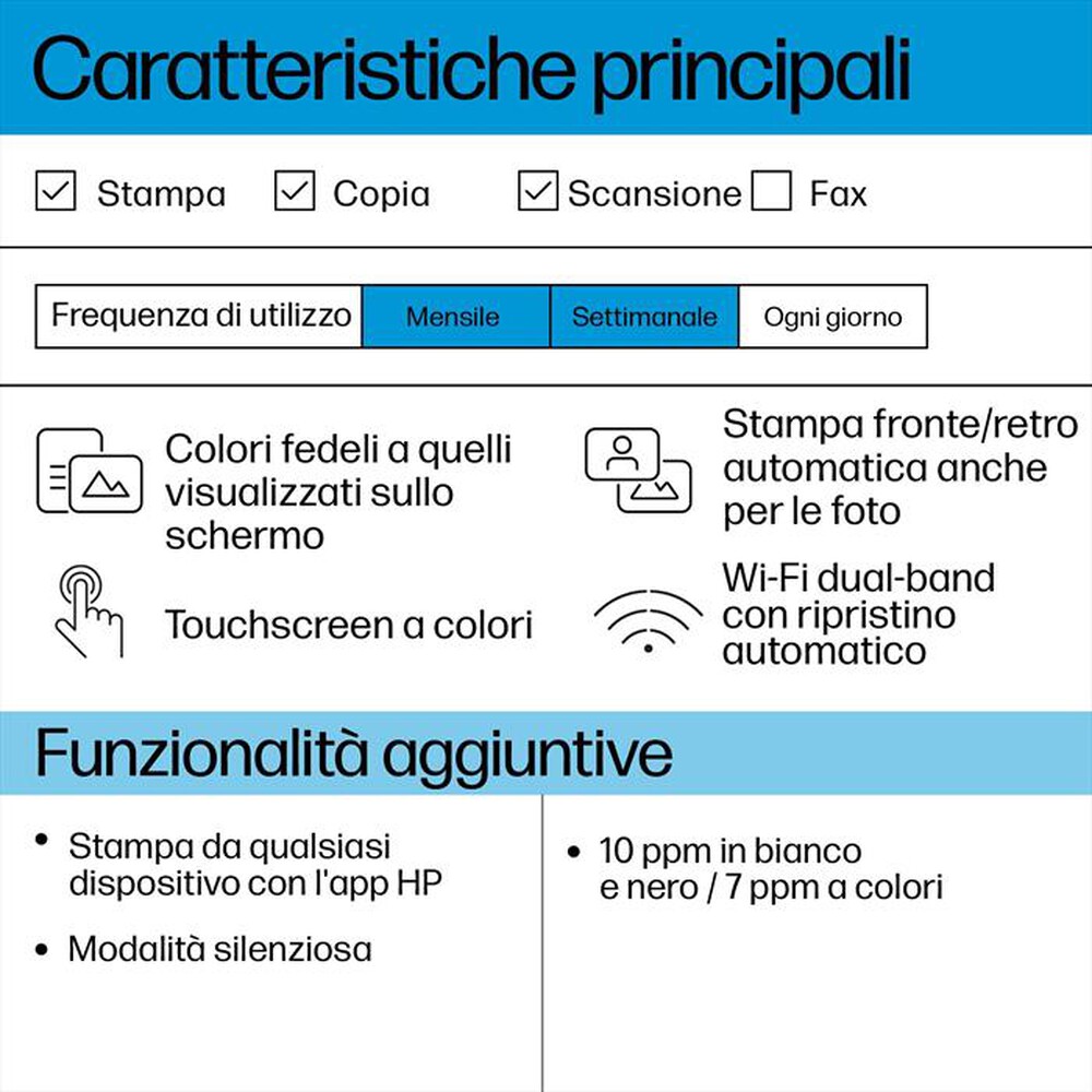 "HP - Stampante ENVY 6120E 3 MESI DI INSTANT INK CON HP+-Bianco"