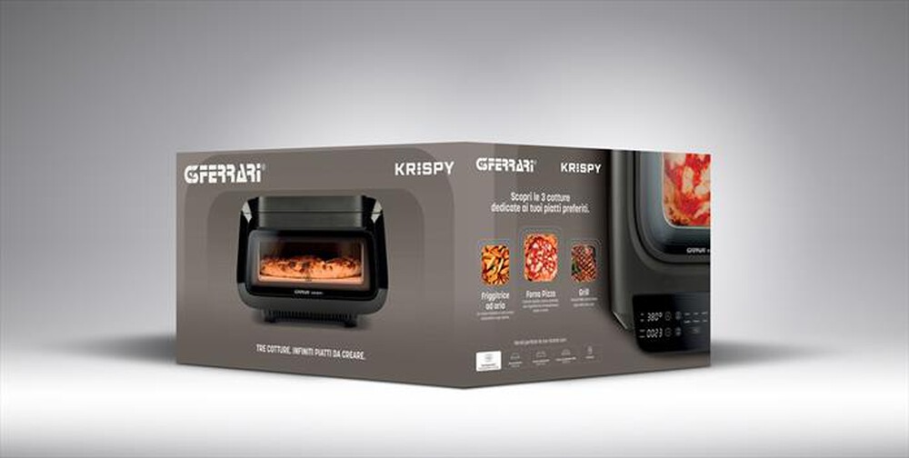 Immagine del prodotto G3FERRARI - Forno Pizza Krispy 3 in 1 G10225-Nero