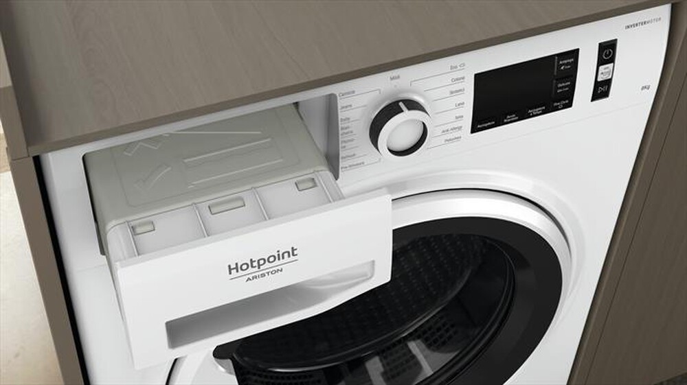 "HOTPOINT ARISTON - Asciugatrice ACTIVE EU NTDG83 WK IT 8 Kg - A+++-Bianco"