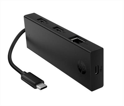 HP - HUB USB-C PORTATILE-Nero