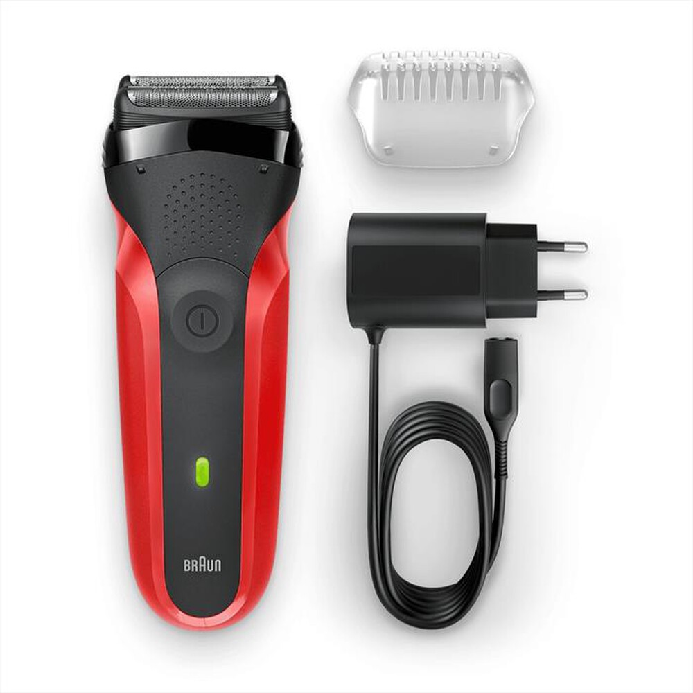 "BRAUN - SERIES 3 300S-Nero/Rosso"