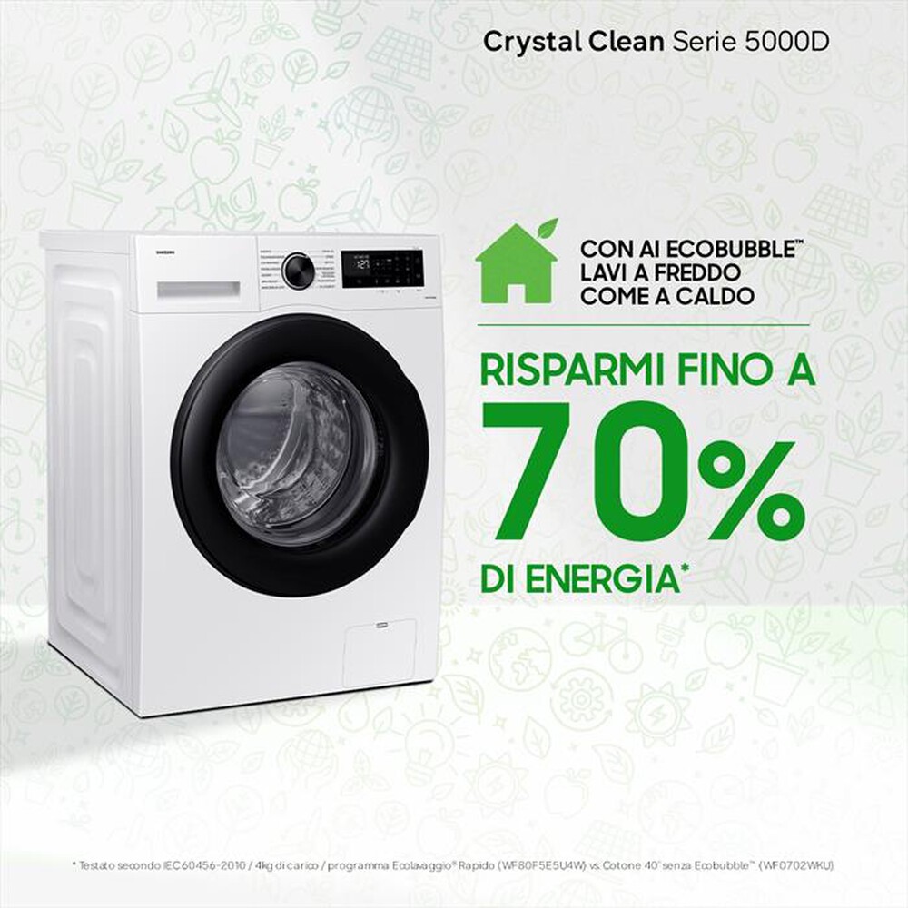 Immagine del prodotto SAMSUNG - Lavatrice WW11DG5B25AEET 11 Kg Classe A-Bianco