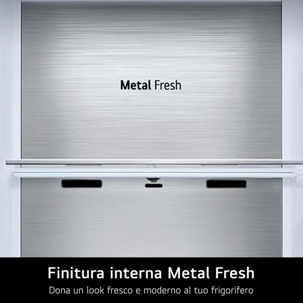 Immagine del prodotto LG - Frigorifero side by side GSLE91MBAB Classe B-Metal Sorbet