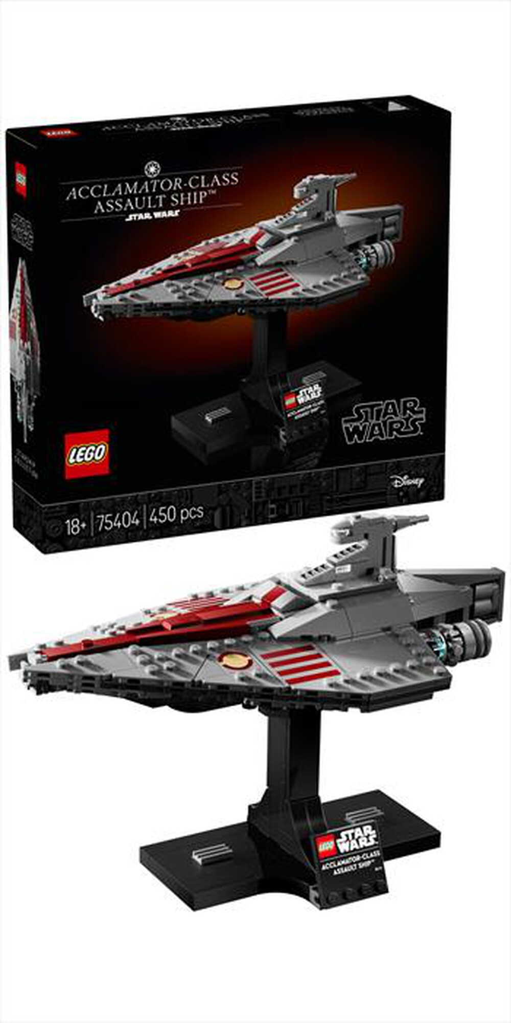 Immagine del prodotto LEGO - STAR WARS Nave d&rsquo;assalto classe Acclamator 75404