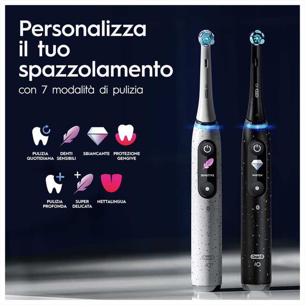"ORAL-B - Spazzolino elettrico IO 10-Nero"