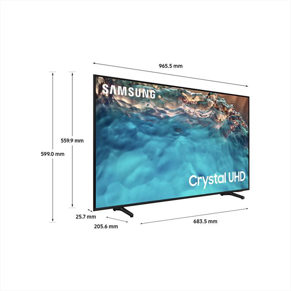 "SAMSUNG - Smart TV Crystal UHD 4K 43” UE43BU8072-Nero"