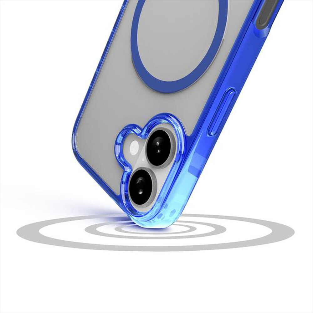 Immagine del prodotto CELLULARLINE - Custodia ICONIC MAG per IPHONE 17-Blu, Trasparente
