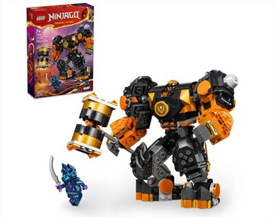 LEGO - NINJAGO Mech elemento Terra di Cole - 71806-Multicolore