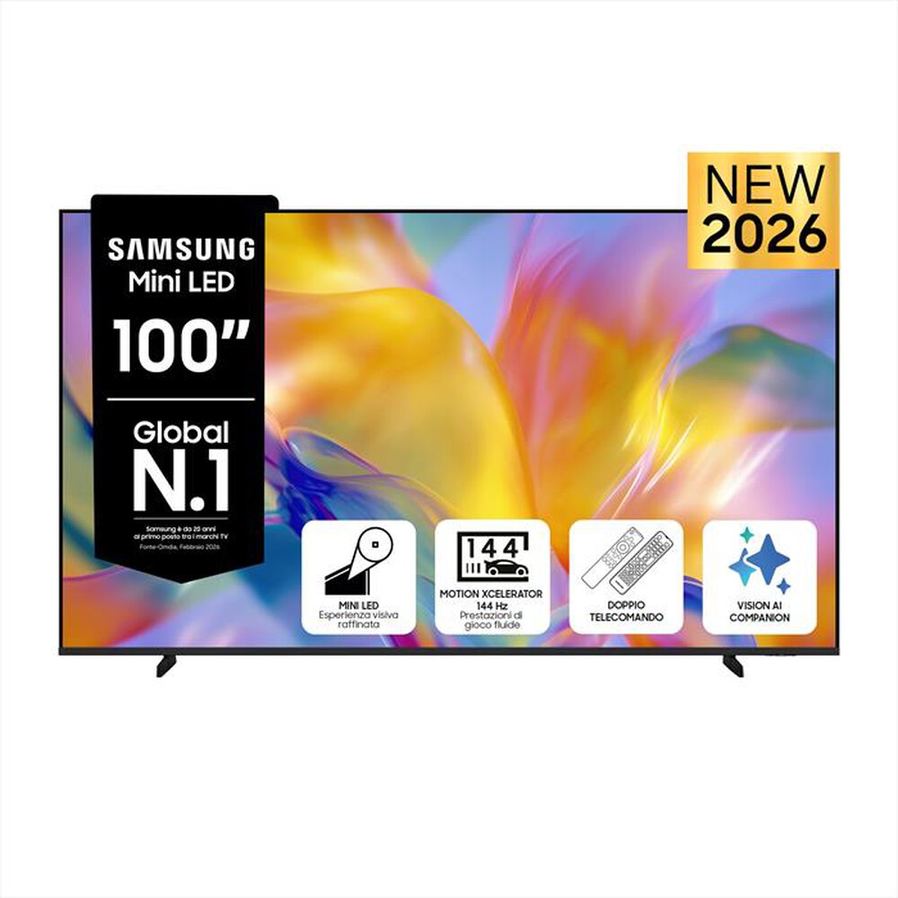 Immagine del prodotto SAMSUNG - Smart TV Mini LED 4K Vision AI 100" UE100M90HUXZT-Titan Black