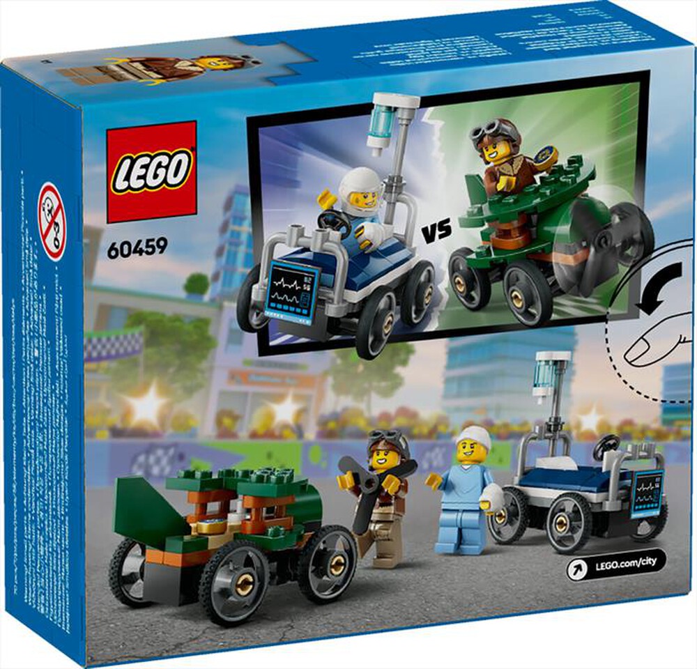 Immagine del prodotto LEGO - CITY Veicoli da corsa aereo letto d’ospedale 60459