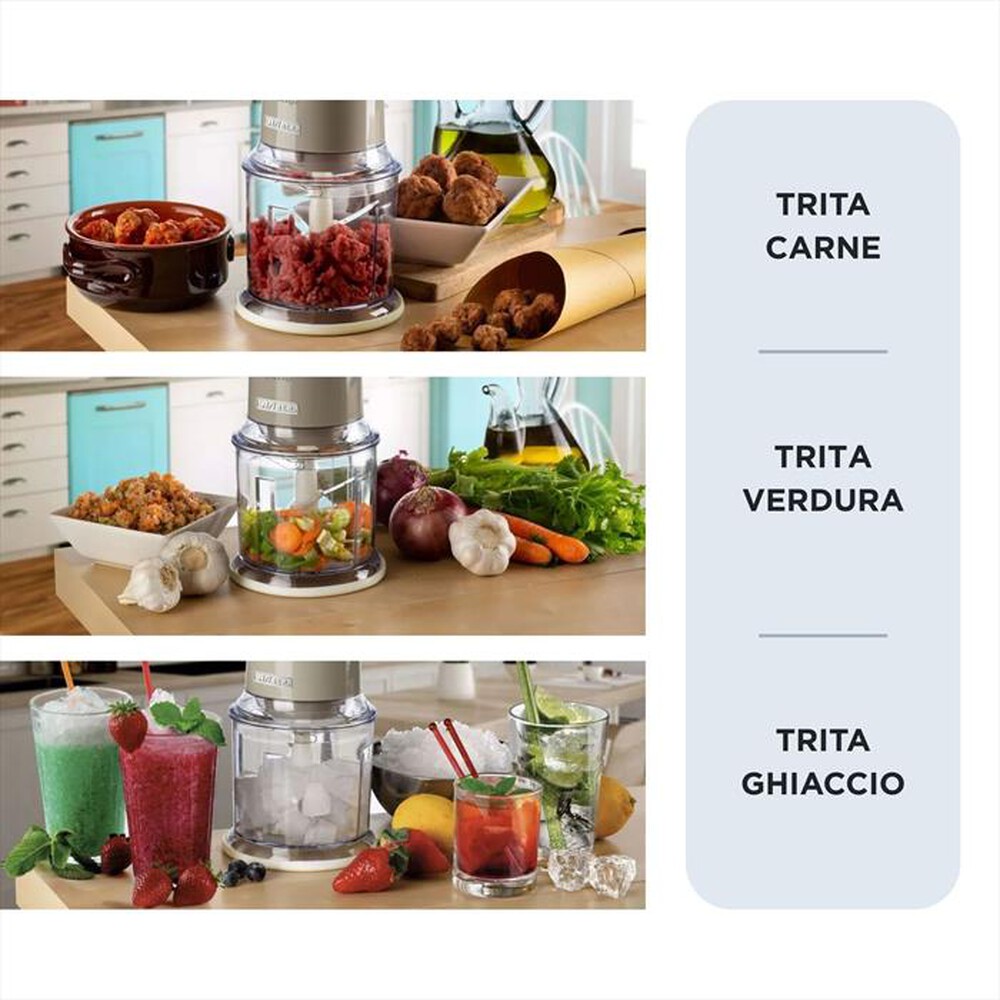 Immagine del prodotto ARIETE - 0438 Vintage Tritatutto Elettrico 400W-Beige