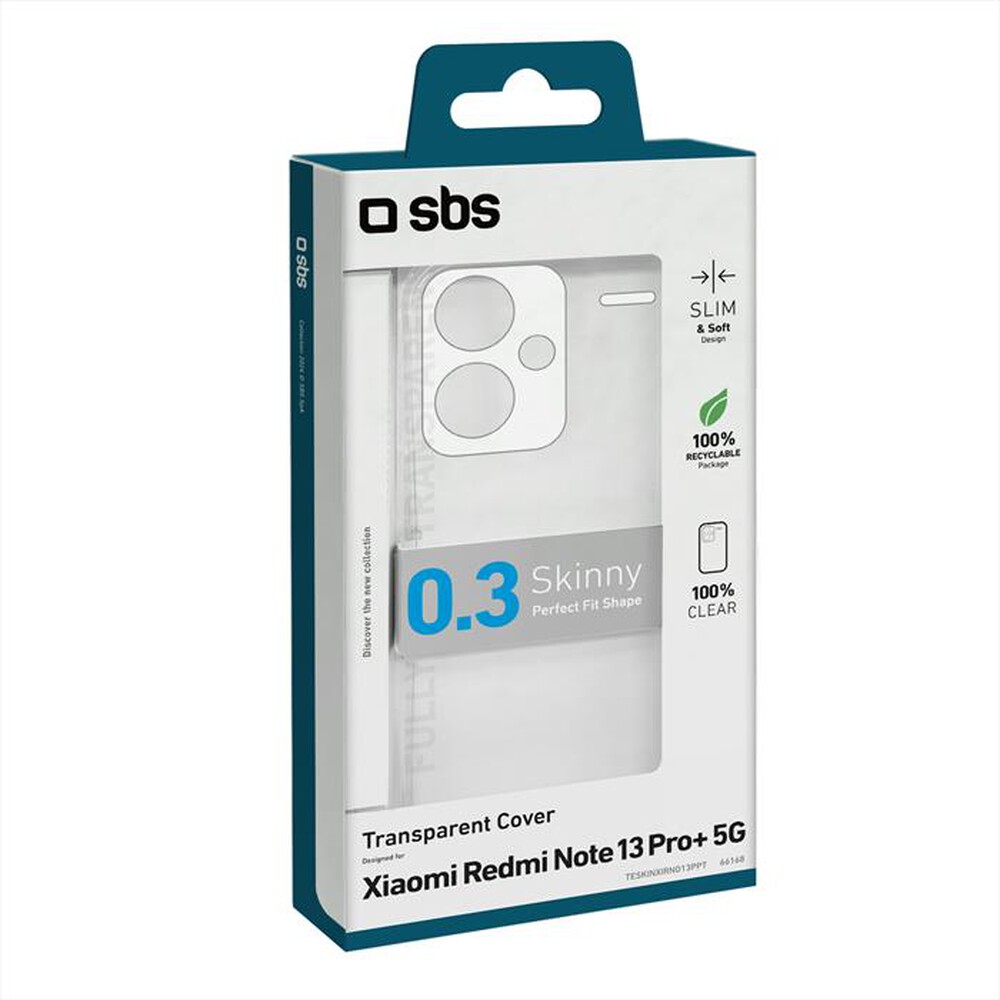"SBS - Cover Skinny TESKINXIRNO13PPT Redmi Note 13 Pro+-Trasparente"